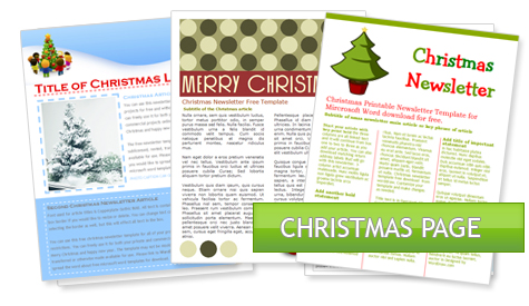 christmas templates for word